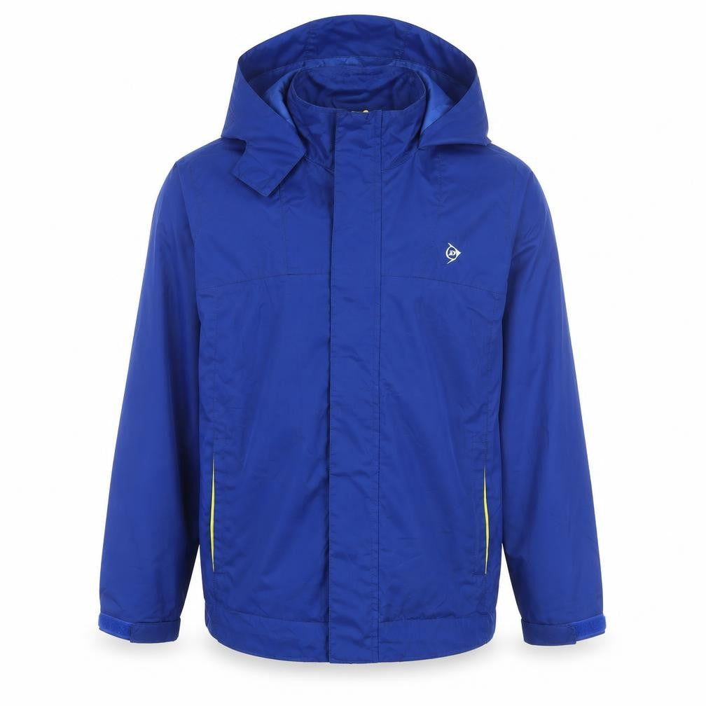 Dunlop Boys Blue Hooded Rain Coat Jacket 9-10 Years Regular Fit Waterproof