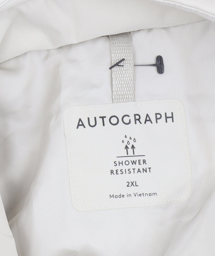 Marks and Spencer Autograph Men's Beige 2XL Shower Resistant Lightweight Jacket