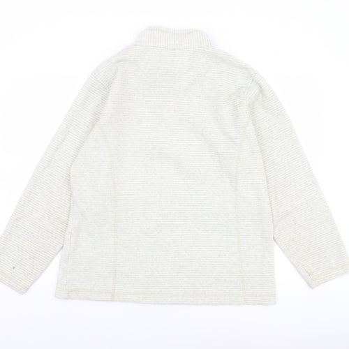 Regatta Women’s Beige 1/4 Zip Fleece Pullover UK 16 Warm Outdoor Sweatshirt