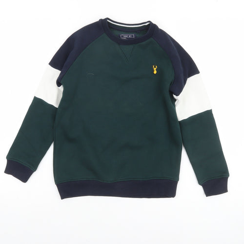 Next Boys Multicoloured Cotton Blend Crew Neck Sweatshirt 9 Years