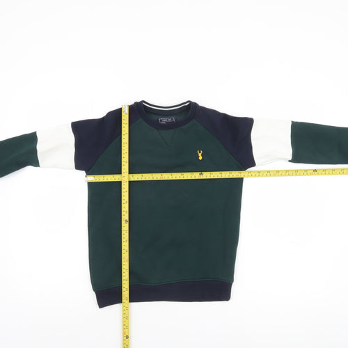 Next Boys Multicoloured Cotton Blend Crew Neck Sweatshirt 9 Years