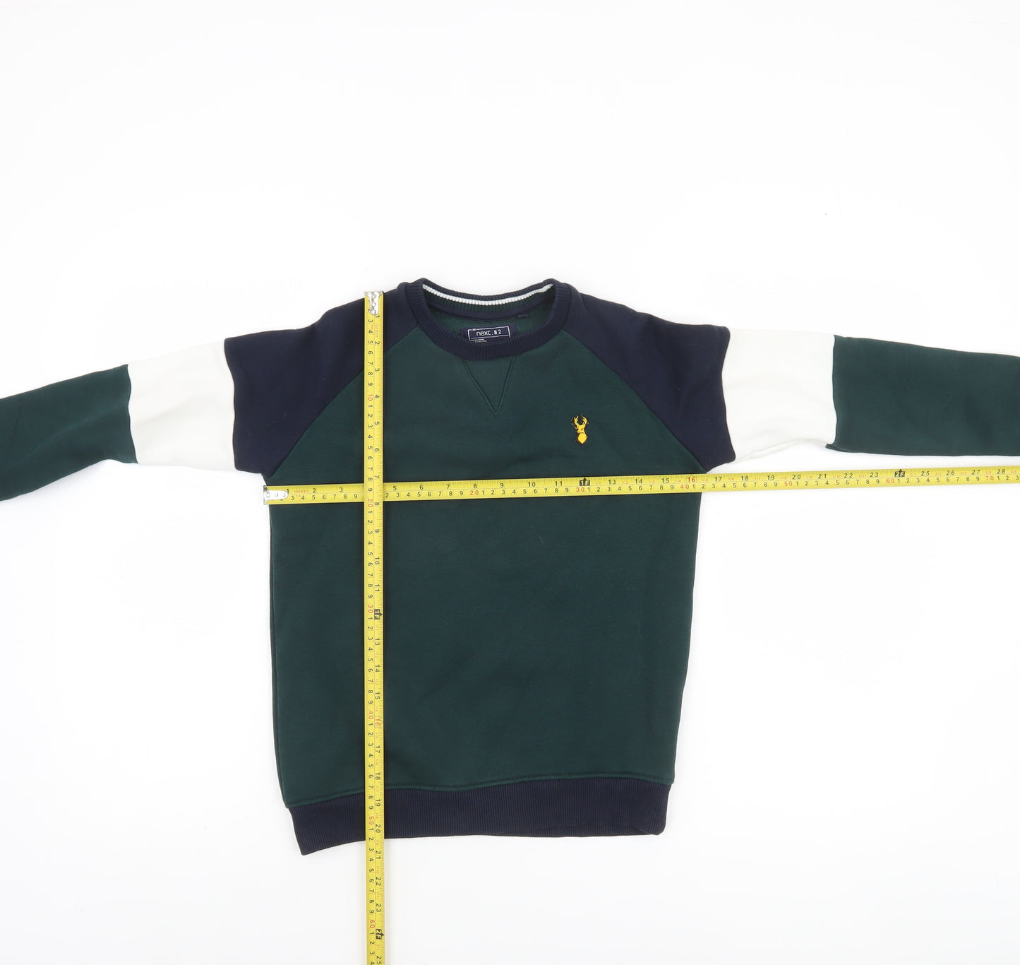 Next Boys Multicoloured Cotton Blend Crew Neck Sweatshirt 9 Years
