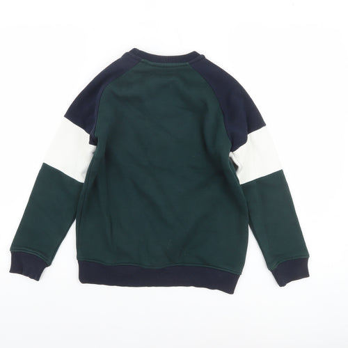 Next Boys Multicoloured Cotton Blend Crew Neck Sweatshirt 9 Years