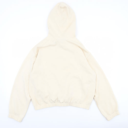 F&F Active Women Beige Pullover Hoodie Size M Viscose Blend