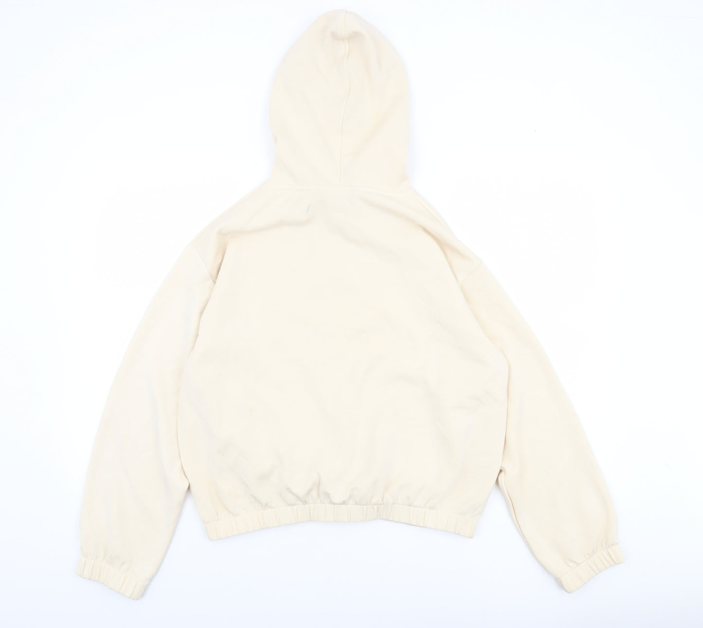 F&F Active Women Beige Pullover Hoodie Size M Viscose Blend
