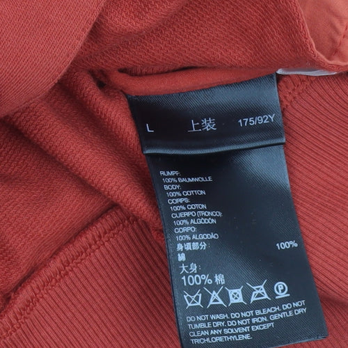 Adidas SLVR Women's Red Full Zip Hoodie Size L Cotton
