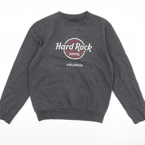 Hard Rock Hotel Orlando Men's Grey Medium Crew Neck Sweatshirt