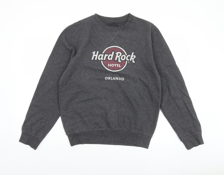 Hard Rock Hotel Orlando Men's Grey Medium Crew Neck Sweatshirt