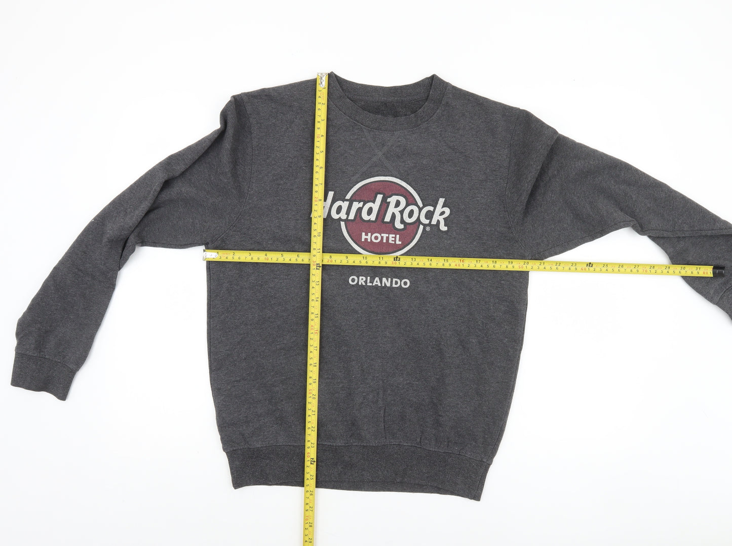 Hard Rock Hotel Orlando Men's Grey Medium Crew Neck Sweatshirt