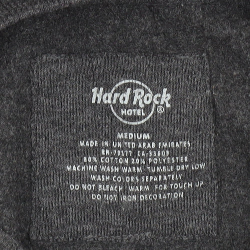 Hard Rock Hotel Orlando Men's Grey Medium Crew Neck Sweatshirt