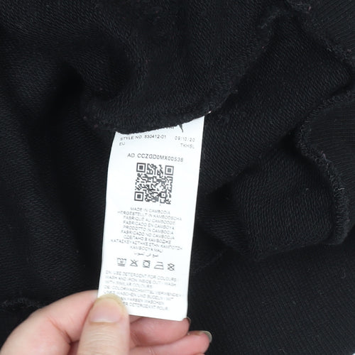 Puma Men’s Black Pullover Hoodie Size L Regular Fit Sportswear