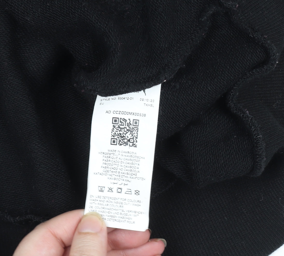 Puma Men’s Black Pullover Hoodie Size L Regular Fit Sportswear