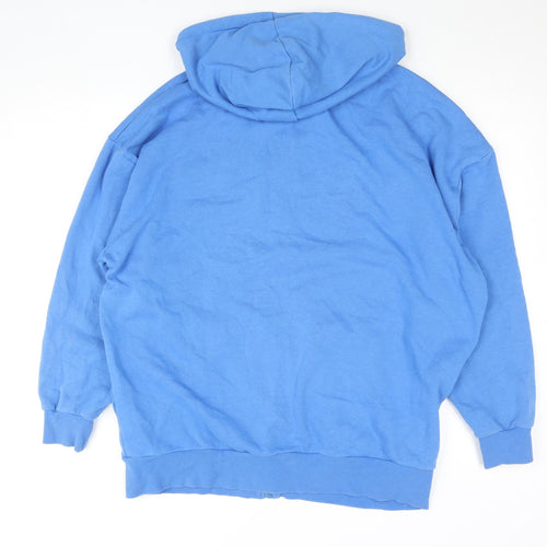 C&A Clockhouse Men's Blue Full Zip Hoodie S Sports Baseball Graphic