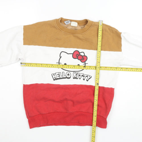 Zara Kids Girls Multicoloured Hello Kitty Pullover Sweatshirt 10 Years