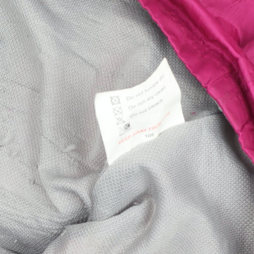 Karrimor Girls Pink Hooded Waterproof Rain Coat Jacket 7-8 Years