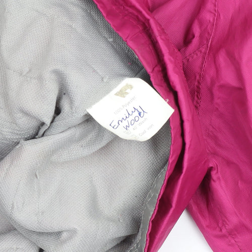 Karrimor Girls Pink Hooded Waterproof Rain Coat Jacket 7-8 Years