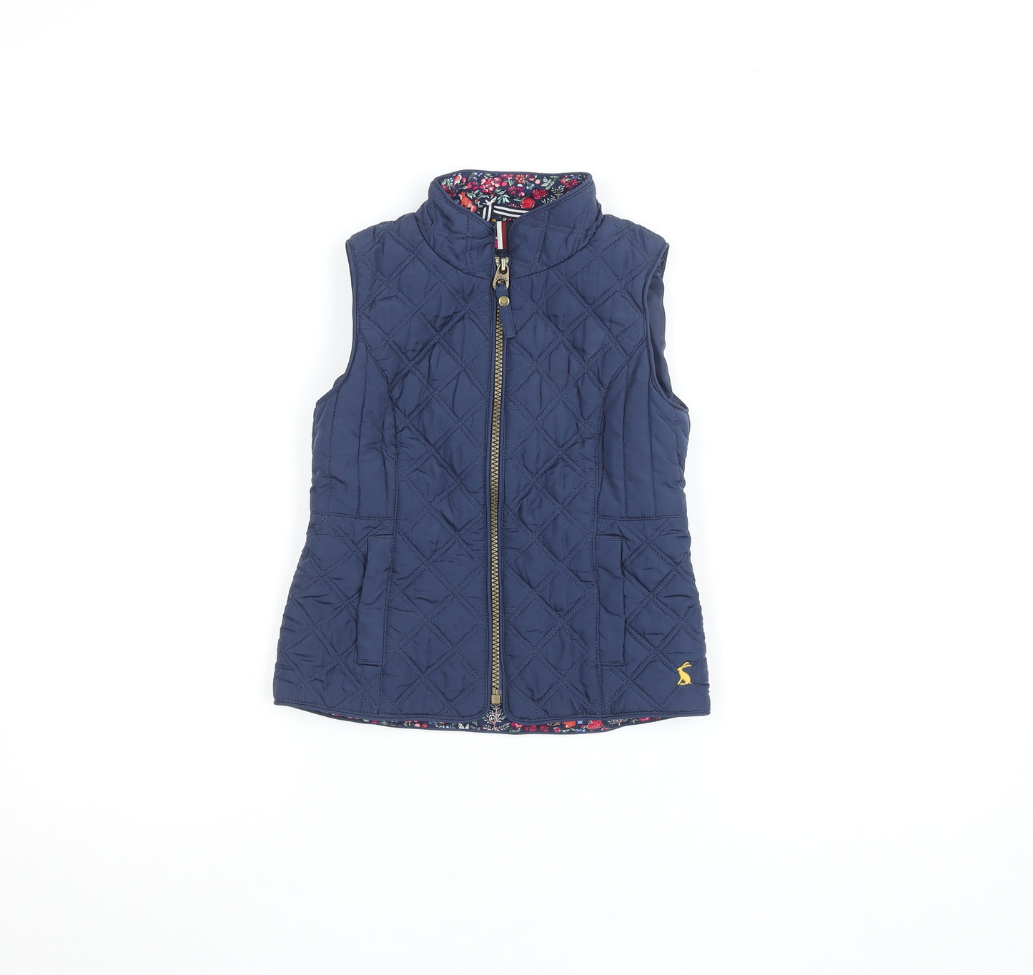 Joules Girls Blue Quilted Waistcoat 5 Years Lightweight Padded Gilet