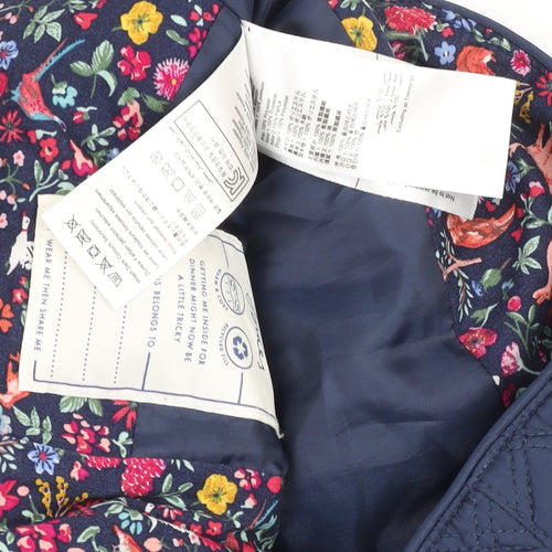 Joules Girls Blue Quilted Waistcoat 5 Years Lightweight Padded Gilet