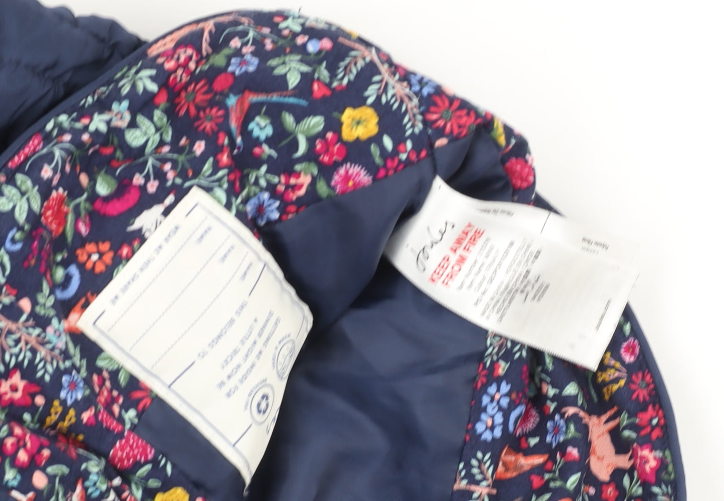 Joules Girls Blue Quilted Waistcoat 5 Years Lightweight Padded Gilet