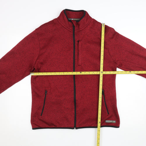 Stormy Life Women’s Red Full Zip Fleece Jacket L Outdoor Activewear