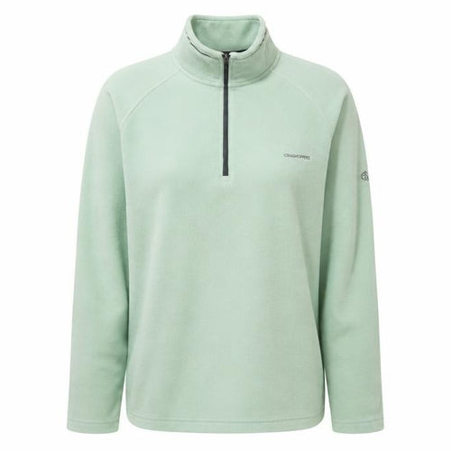 Craghoppers Womens Green Fleece 1/4 Zip Activewear Jacket Size 14