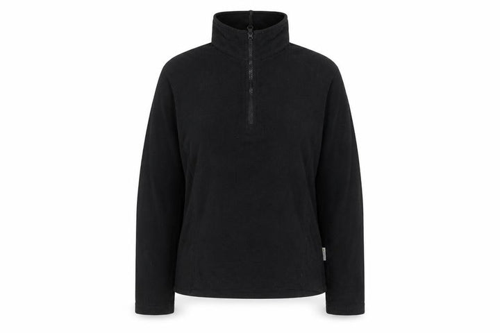Regatta Womens Black Fleece Half Zip Outdoor Jacket Size M