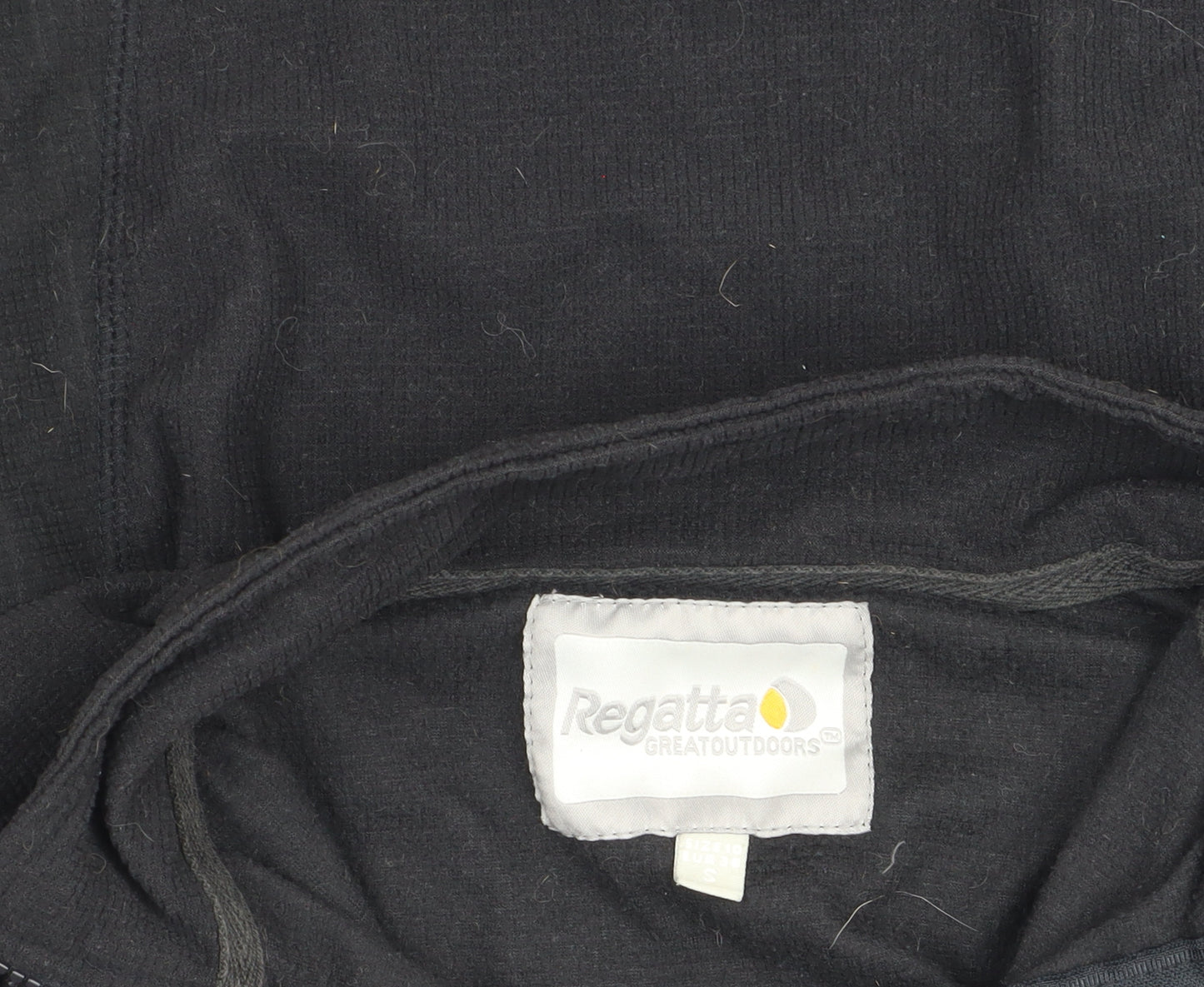 Regatta Womens Black Fleece Half Zip Outdoor Jacket Size M