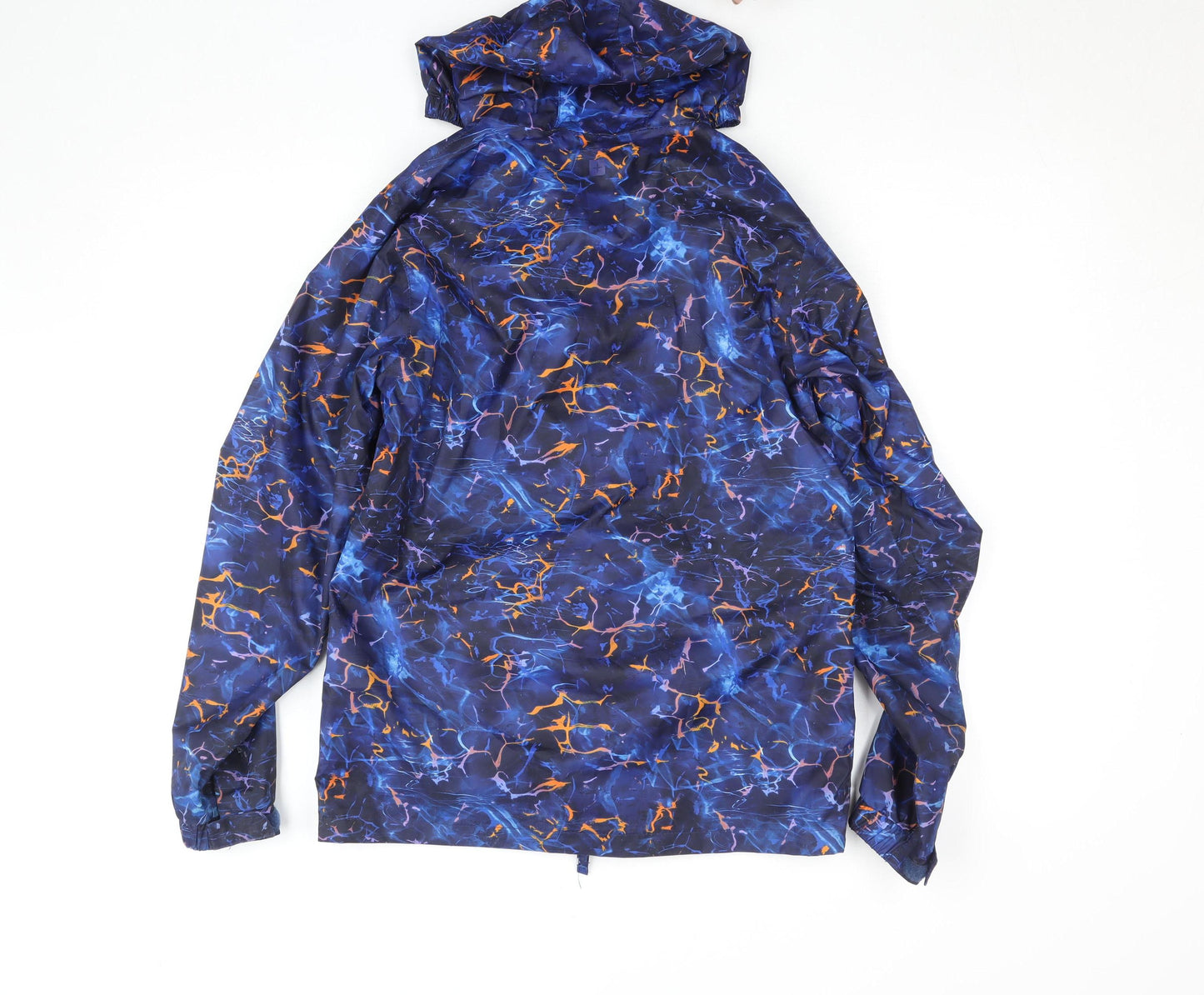 Mountain Warehouse Girls Blue Waterproof Hooded Rain Coat 13 Years