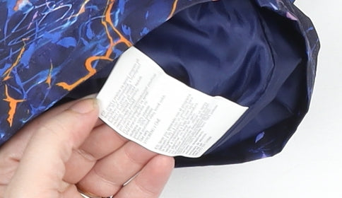 Mountain Warehouse Girls Blue Waterproof Hooded Rain Coat 13 Years