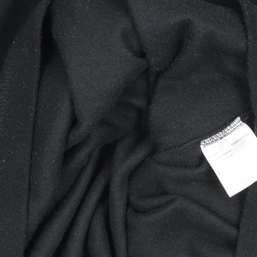 Craghoppers Women Black Fleece 1/4 Zip Long Sleeve Pullover Top L