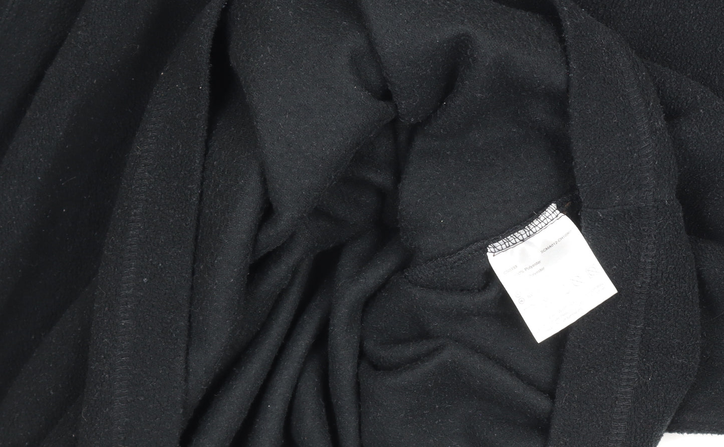 Craghoppers Women Black Fleece 1/4 Zip Long Sleeve Pullover Top L