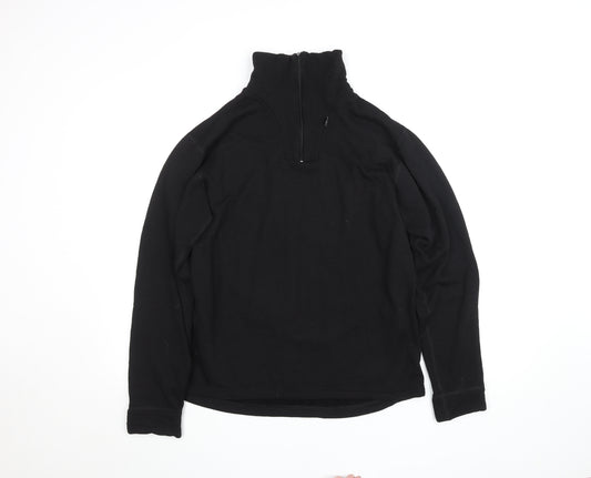 Helly Hansen Men’s Black L Fleece 1/4 Zip Outdoor Pullover Top