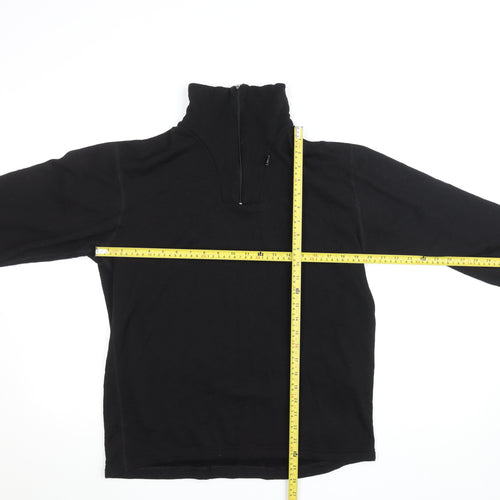 Helly Hansen Men’s Black L Fleece 1/4 Zip Outdoor Pullover Top