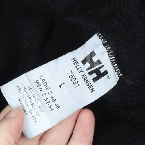Helly Hansen Men’s Black L Fleece 1/4 Zip Outdoor Pullover Top
