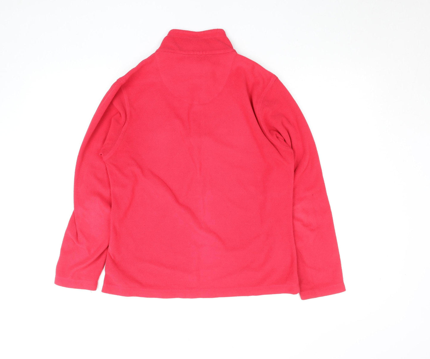 Regatta Women’s Pink Fleece 1/4 Zip Pullover Top Size 10