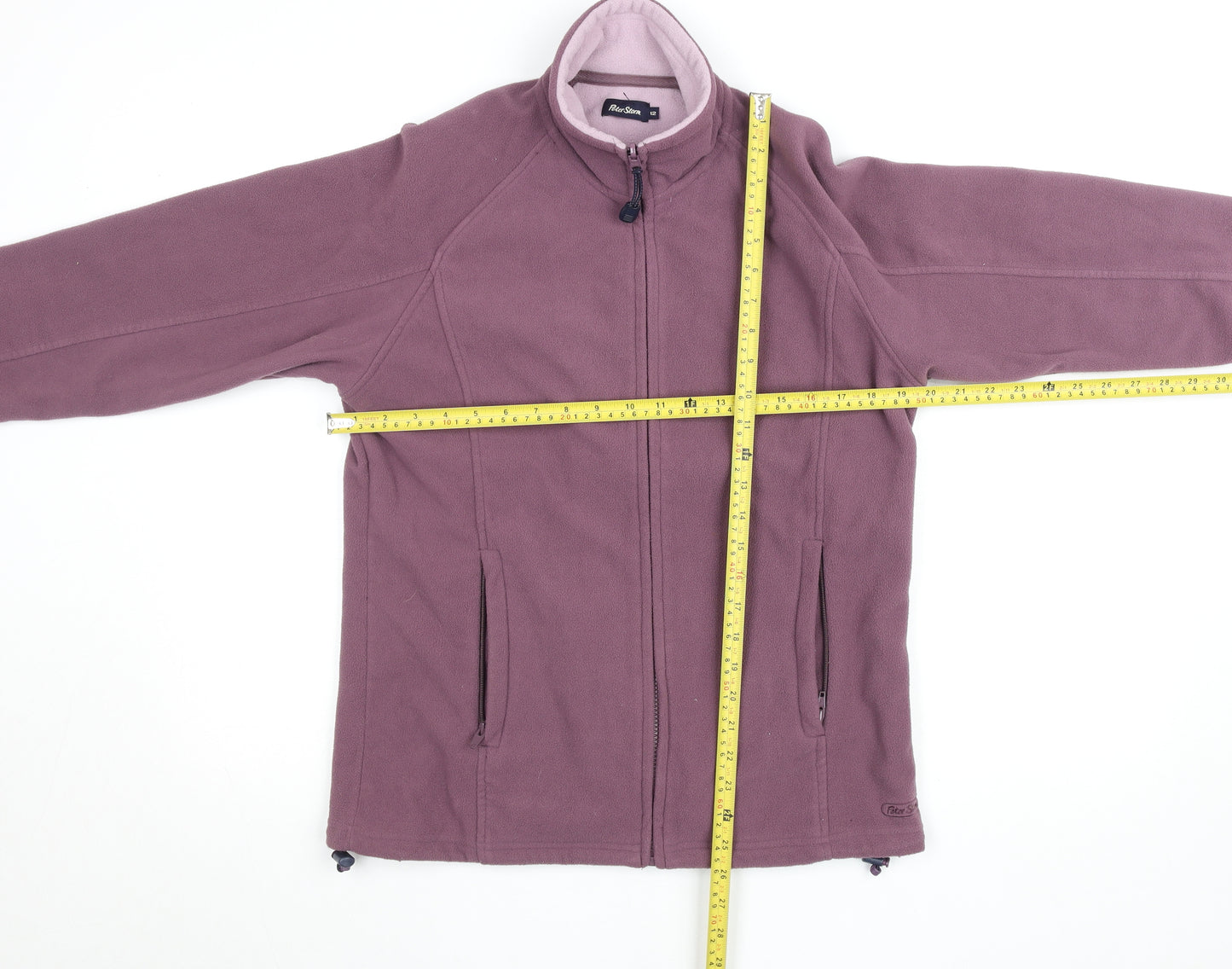 Peter Storm Women Purple Fleece Full Zip Jacket Size 12