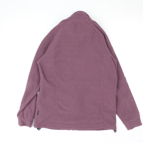 Peter Storm Women Purple Fleece Full Zip Jacket Size 12