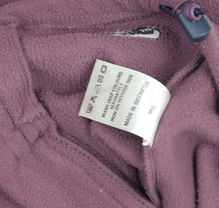 Peter Storm Women Purple Fleece Full Zip Jacket Size 12