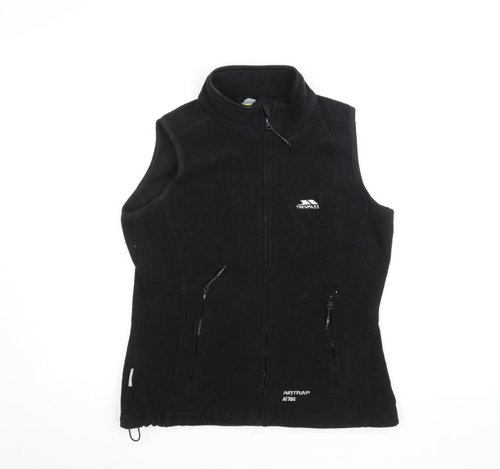 Trespass Men's Black Fleece Bodywarmer Waistcoat S Airtrap AT200