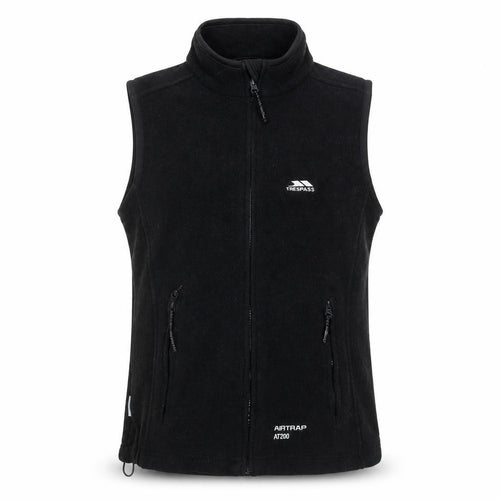 Trespass Men's Black Fleece Bodywarmer Waistcoat S Airtrap AT200
