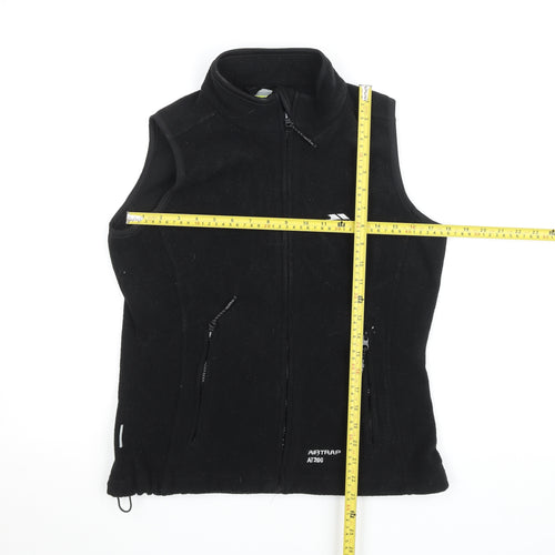 Trespass Men's Black Fleece Bodywarmer Waistcoat S Airtrap AT200