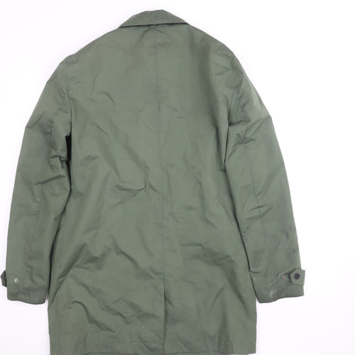 Ted Baker Women's Green Mid-Length Rain Coat Size 10
