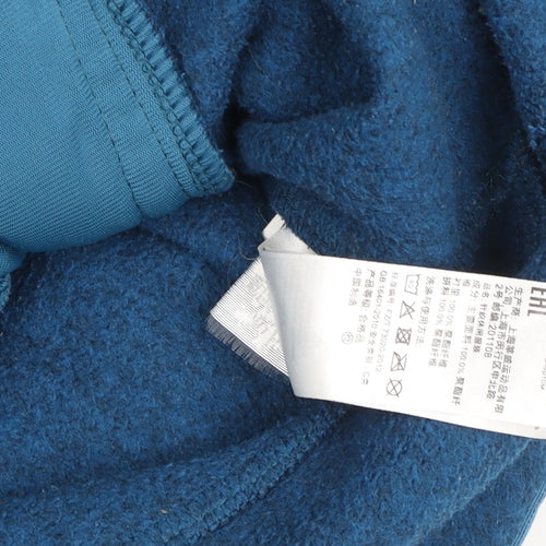 Quechua Women's Blue Hooded Fleece Jacket Size 12 Regular