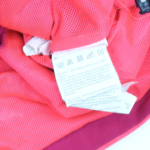 Regatta Girls Pink Hooded Waterproof Rain Coat Jacket 13 Years