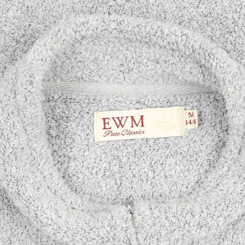 EWM Mens Grey Fleece Bodywarmer Waistcoat M Full Zip Pockets