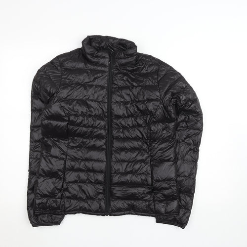 HAVANA Women's Black M Down Puffer Jacket Quilted Zip Lightweight