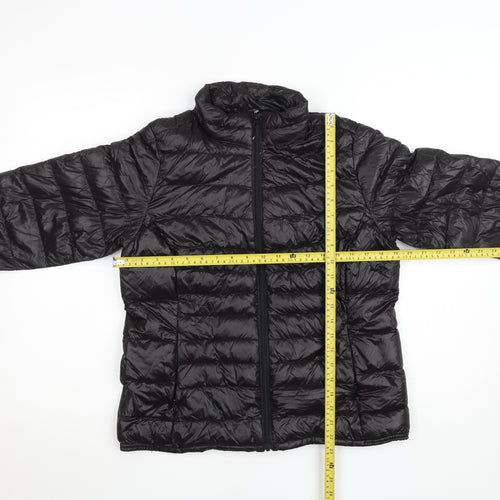HAVANA Women's Black M Down Puffer Jacket Quilted Zip Lightweight