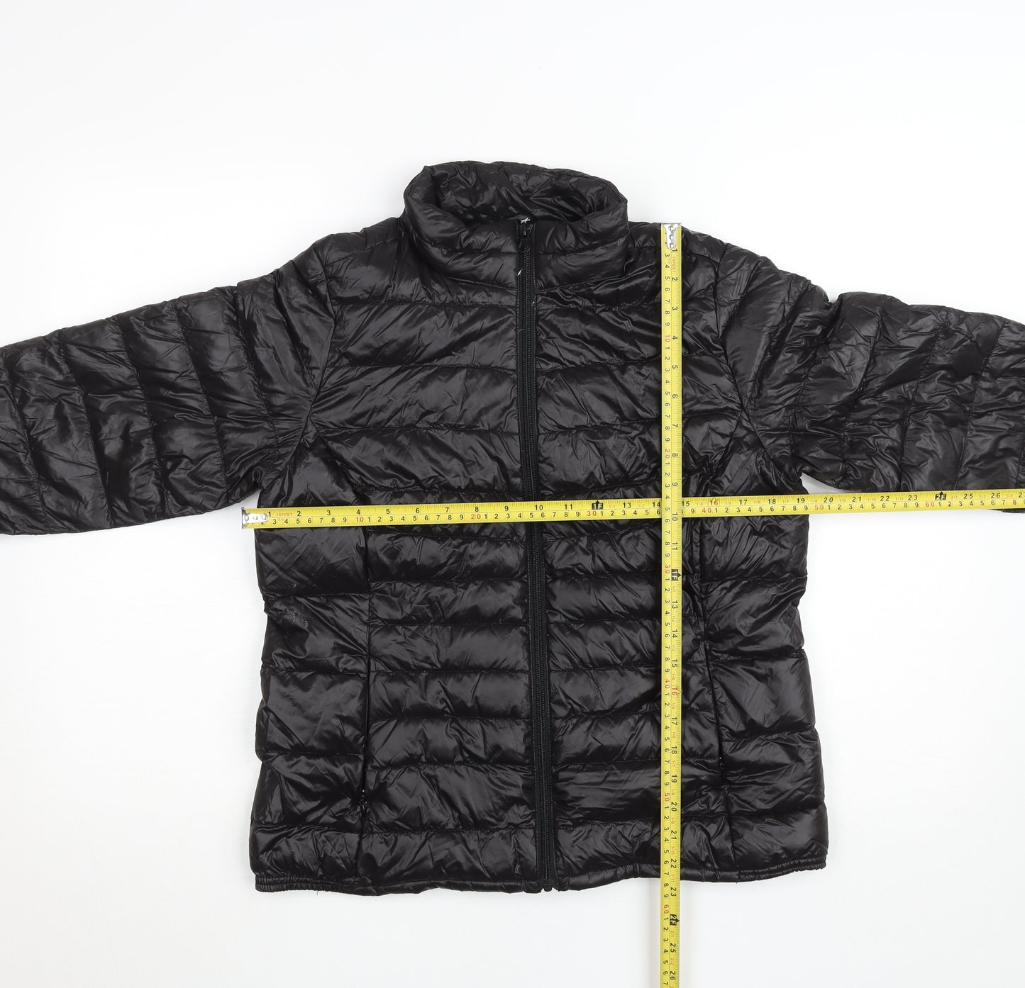 HAVANA Women's Black M Down Puffer Jacket Quilted Zip Lightweight