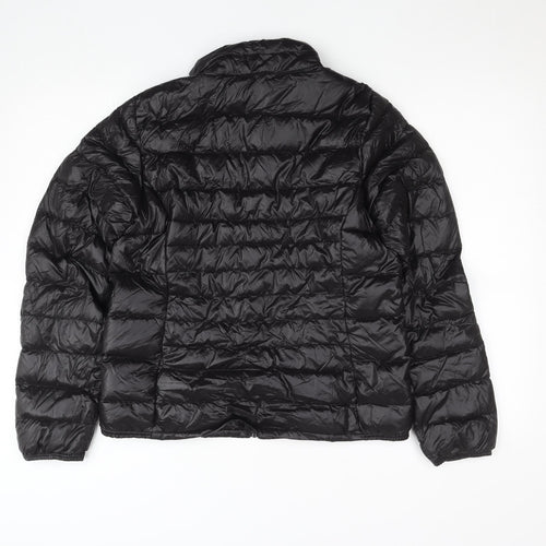HAVANA Women's Black M Down Puffer Jacket Quilted Zip Lightweight