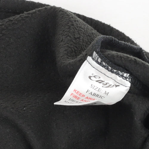 Easy Apparel Men's Black Fleece Button Cardigan M Regular Fit
